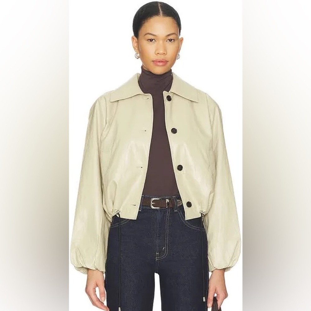 Rails Camel Button-Up Jacket